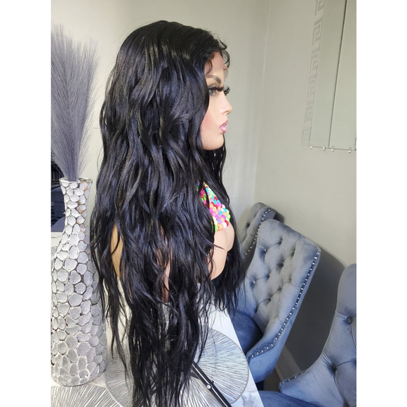 Lace front wig